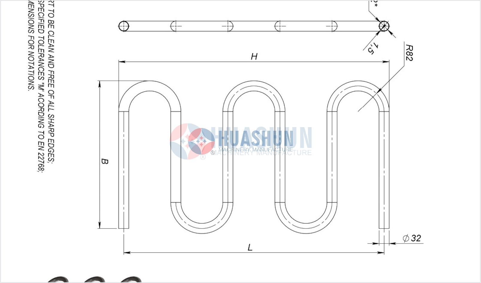 Pipe Bending Machine drawing